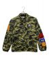 A BATHING APE（アベイシングエイプ）の古着「SHARK COACH JACKET」｜グリーン