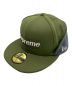 Supreme（シュプリーム）の古着「WINDSTOPPER EARFLAP LOGO CAP」｜グリーン