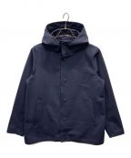 JACKMANジャックマン）の古着「High-density Jersey Jacket」｜ネイビー