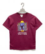 DISNEYディズニー）の古着「キャラプリントTシャツ」｜エンジ