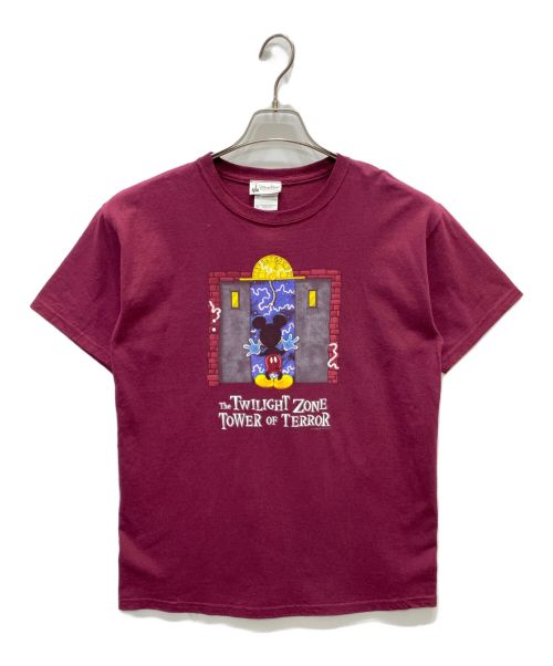 DISNEY（ディズニー）DISNEY (ディズニー) キャラプリントTシャツ エンジ サイズ:XLの古着・服飾アイテム