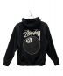 stussy (ステューシー) プルオーバーパーカー ブラック サイズ:Ｌ：8000円