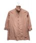 CABAN（キャバン）の古着「ウールツイルハイネックロングシャツ」｜ピンク