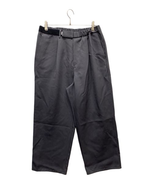 Graphpaper（グラフペーパー）Graphpaper (グラフペーパー) Scale Off Wool Wide chef Pants グレー サイズ:FREEの古着・服飾アイテム