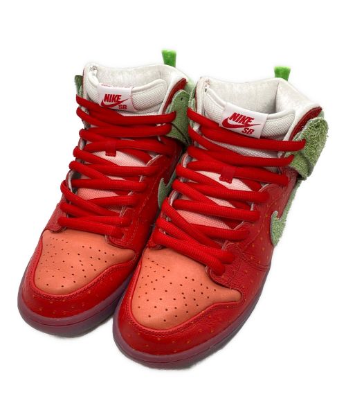 NIKE SB（ナイキエスビー）NIKE SB (ナイキエスビー) SB DUNK HIGH PRO QS レッド×グリーン サイズ:27.5の古着・服飾アイテム