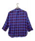 MACPHEE (マカフィー) コットンオンブレーチェック オーバーシャツ ブルー サイズ:36：5000円