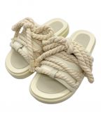 FOOT INDUSTRYフットインダストリー）の古着「Rope Slipper」｜アイボリー