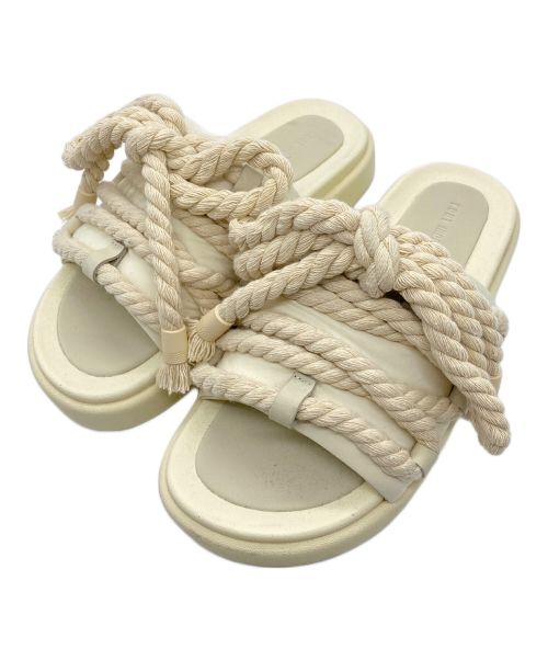 FOOT INDUSTRY（フットインダストリー）FOOT INDUSTRY (フットインダストリー) Rope Slipper アイボリー サイズ:2の古着・服飾アイテム