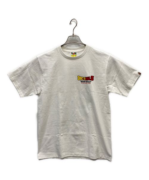 A BATHING APE（アベイシングエイプ）A BATHING APE (アベイシングエイプ) BABY MILO ASNKA TEE ホワイト サイズ:Mの古着・服飾アイテム