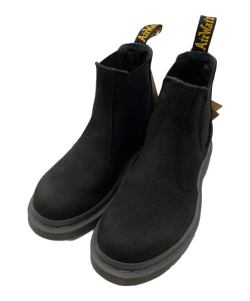 Dr.Martens（ドクターマーチン）Dr.Martens (ドクターマーチン) ミルドヌバックレザーWPサイドゴアチェルシーブーツ ブラック サイズ:UK3の古着・服飾アイテム