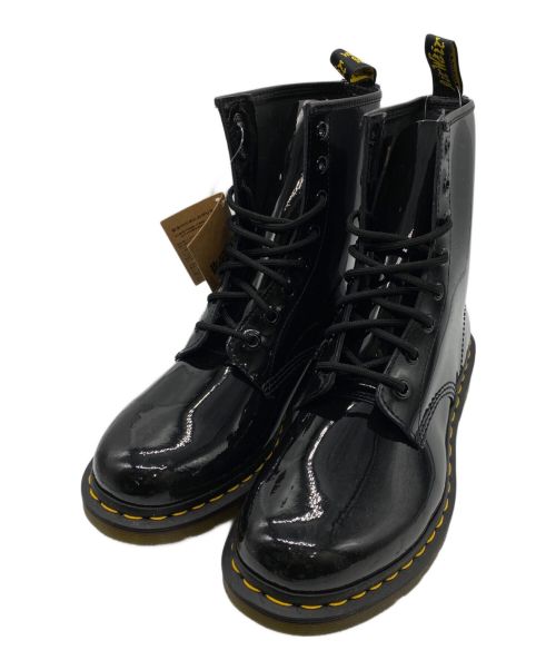 Dr.Martens（ドクターマーチン）Dr.Martens (ドクターマーチン) パテント8ホールブーツ ブラック サイズ:UK8の古着・服飾アイテム