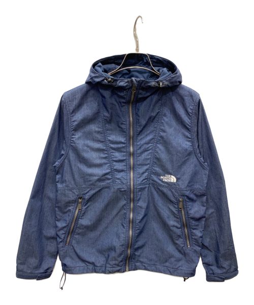 THE NORTH FACE（ザ ノース フェイス）THE NORTH FACE (ザ ノース フェイス) Nylon Denim Compact Jacket ブルー サイズ:Lの古着・服飾アイテム