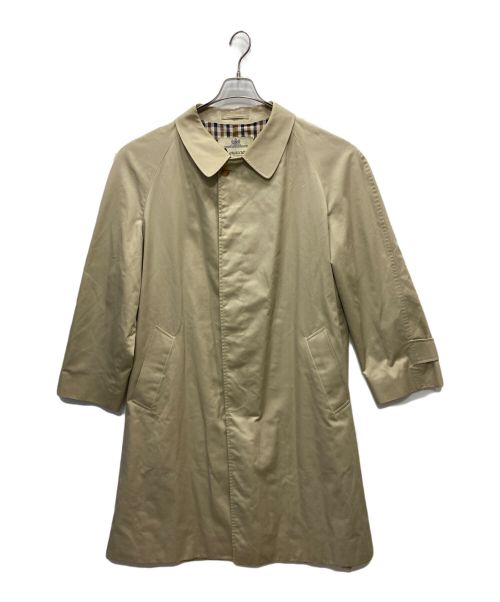 Aquascutum（アクアスキュータム）Aquascutum (アクアスキュータム) コットンギャババルマカーンコート ベージュ サイズ:　の古着・服飾アイテム