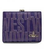 Vivienne Westwoodヴィヴィアンウエストウッド）の古着「BRIDAL BOX 2つ折り財布」｜パープル