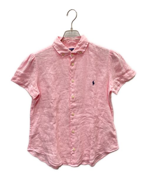 POLO RALPH LAUREN（ポロ・ラルフローレン）POLO RALPH LAUREN (ポロ・ラルフローレン) リネンシャツ ピンク サイズ:Lの古着・服飾アイテム