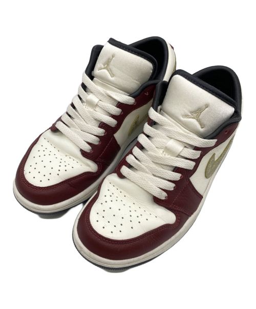 NIKE（ナイキ）NIKE (ナイキ) WMNS Air Jordan 1 Low SE レッド×ホワイト サイズ: 23.5cmの古着・服飾アイテム