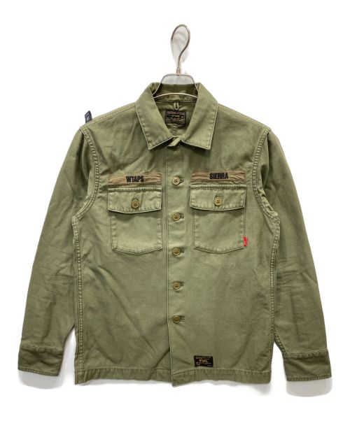 WTAPS（ダブルタップス）WTAPS (ダブルタップス) BUDS L/Sシャツ グリーン サイズ:Ｓの古着・服飾アイテム