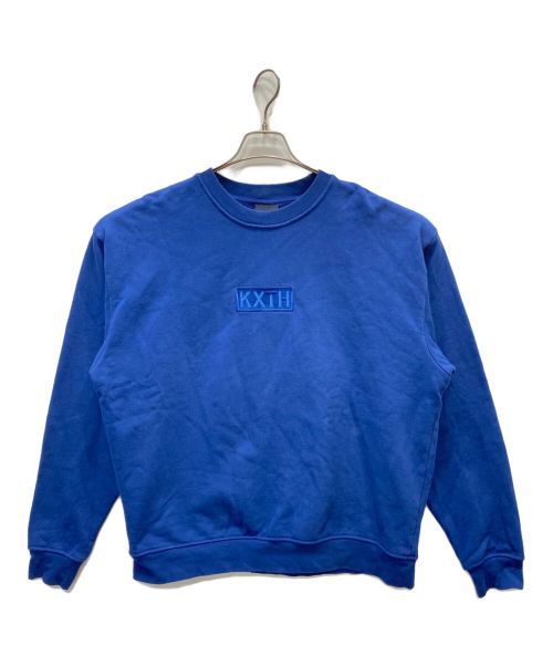 KITH（キス）KITH (キス) Cyber Monday Crewneck Cyclone ブルー サイズ:Ｌの古着・服飾アイテム