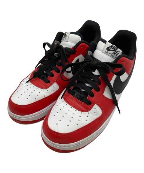 NIKE（ナイキ）NIKE (ナイキ) AIR FORCE 1 LOW BY YOU ホワイト×レッド サイズ:28の古着・服飾アイテム