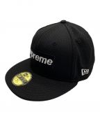 New Era×SUPREMEニューエラ×シュプリーム）の古着「Mesh Box Logo New Era」｜ブラック