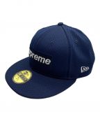 New Era×SUPREMEニューエラ×シュプリーム）の古着「Mesh Box Logo New Era」｜ネイビー