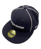 New Era×SUPREMEニューエラ×シュプリーム）の古着「PIPING BOX LOGO NEW ERA」｜ネイビー