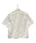 Ets MATERIAUX (マテリオ) REGULAR COLLAR SHORT SLEEVE SHIRT ホワイト サイズ:2：5000円