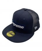 SUPREME×New Eraシュプリーム×ニューエラ）の古着「Mesh Back Box Logo Cap」｜ネイビー