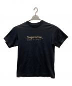 SUPREMEシュプリーム）の古着「Gold Bars Tee」｜ブラック