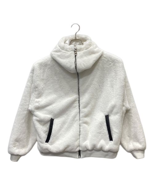 OY（オーワイ）OY (オーワイ) ODOLLY FUR HOODIE JACKET ホワイト サイズ:記載なしの古着・服飾アイテム