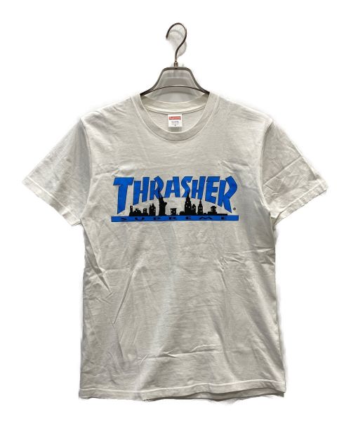 SUPREME（シュプリーム）Supreme (シュプリーム) Thrasher Skyline Tee ホワイト サイズ:Sの古着・服飾アイテム