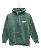 TMTティーエムティー）の古着「BRUSHED BACK SWEAT HOODIE」｜グリーン