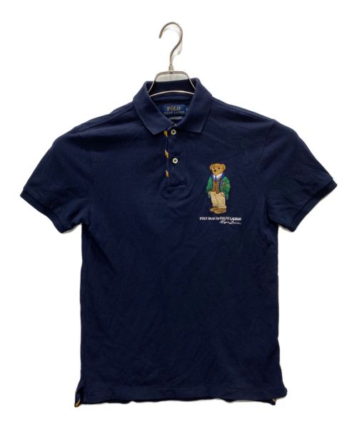 POLO RALPH LAUREN（ポロ・ラルフローレン）POLO RALPH LAUREN (ポロ・ラルフローレン) ポロベア刺繍ポロシャツ ネイビー サイズ:Sの古着・服飾アイテム