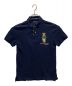 POLO RALPH LAUREN（ポロ・ラルフローレン）の古着「ポロベア刺繍ポロシャツ」｜ネイビー