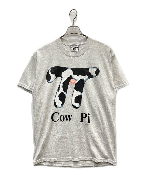 LEE（リー）LEE (リー) Cow PiプリントTシャツ グレー サイズ:Ⅼの古着・服飾アイテム