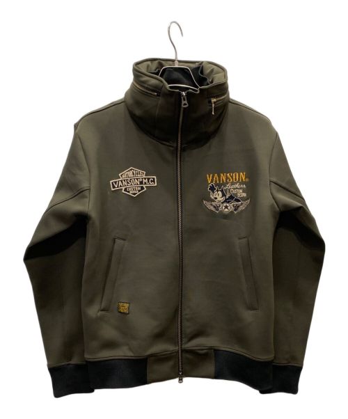 VANSON（バンソン）VANSON (バンソン) トラックジャケット オリーブ サイズ:Ⅼの古着・服飾アイテム