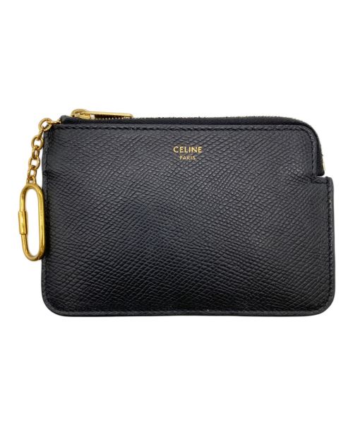 CELINE（セリーヌ）CELINE (セリーヌ) フック付ミニポーチ ブラックの古着・服飾アイテム