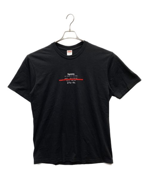 SUPREME（シュプリーム）Supreme (シュプリーム) STANDARD TEE ブラック サイズ:Ｌの古着・服飾アイテム