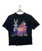 no boundariesノーバウンダリーズ）の古着「90’s ヴィンテージTシャツ」｜ブラック