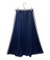 adidas (アディダス) LONG SATIN SKIRT ネイビー サイズ:J/S：5000円