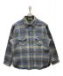 WOOLRICH（ウールリッチ）の古着「ブロックチェックウールシャツ」｜ブルー