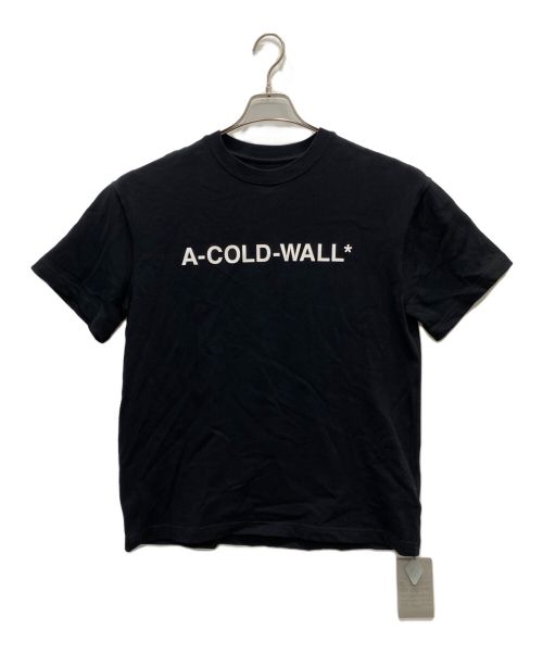 A-COLD-WALL（ア・コールド・ウォール）A-COLD-WALL (ア・コールド・ウォール) Essential Logo T-Shirt ブラック サイズ:S 未使用品の古着・服飾アイテム