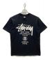 stussy（ステューシー）の古着「プリントTシャツ」｜ブラック