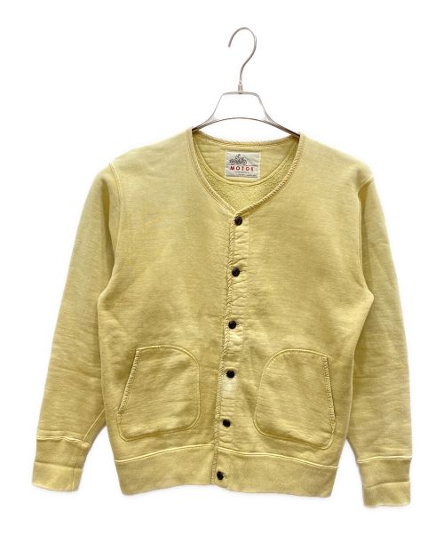 MOTOR（モーター）MOTOR (モーター) OLD LOOPWHEEL COTTON SWEAT CARDIGAN ベージュ サイズ:Lの古着・服飾アイテム