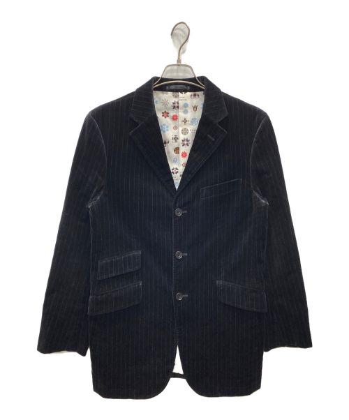 BURBERRY BLACK LABEL（バーバリーブラックレーベル）BURBERRY BLACK LABEL (バーバリーブラックレーベル) テーラードジャケット ブラック サイズ:Lの古着・服飾アイテム