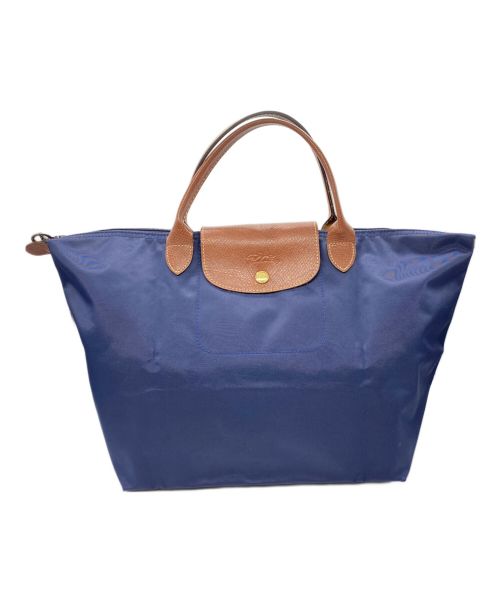 LONGCHAMP（ロンシャン）LONGCHAMP (ロンシャン) 折り畳みトートバッグ ネイビーの古着・服飾アイテム