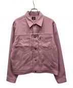 Needlesニードルズ）の古着「Penny Jean Jacket - Poly Twill」｜ピンク