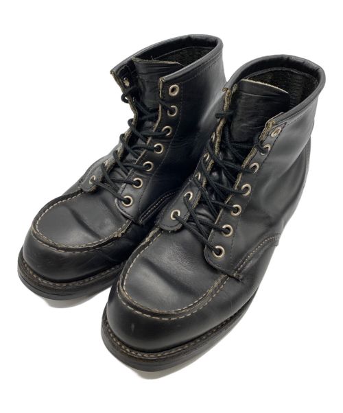 RED WING（レッドウィング）RED WING (レッドウィング) モックトゥブーツ ブラック サイズ:表記無しの古着・服飾アイテム