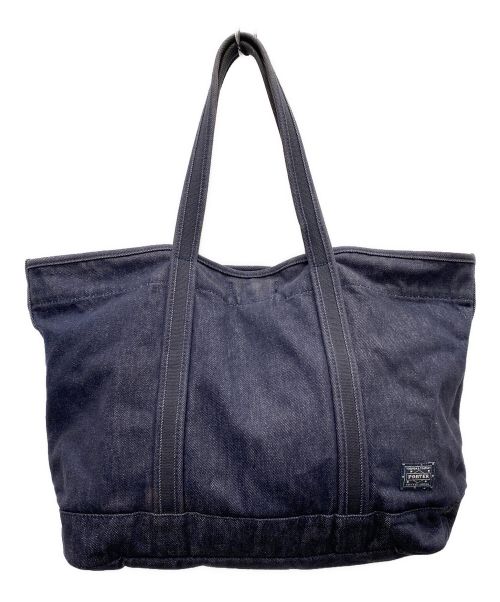 PORTER GIRL（ポーターガール）PORTER GIRL (ポーターガール) JEAN TOTE BAG インディゴの古着・服飾アイテム