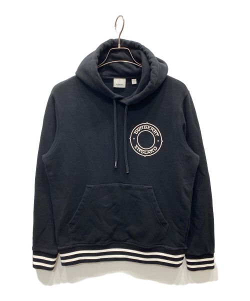 BURBERRY（バーバリー）BURBERRY (バーバリー) BEXTON RL LOGO HOODY ブラック サイズ:Sの古着・服飾アイテム